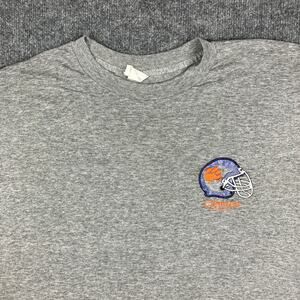 Vintage Clemson T-Shirt Mens Size XL Gray Football Helmet Graphic College